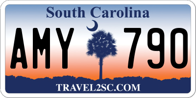 SC license plate AMY790