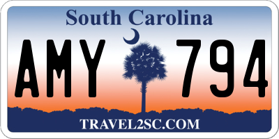 SC license plate AMY794
