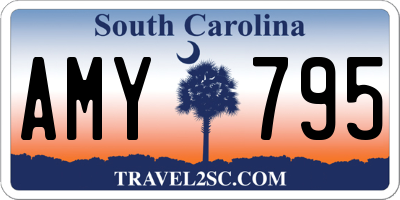 SC license plate AMY795