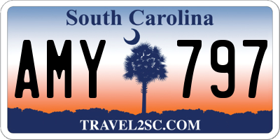 SC license plate AMY797