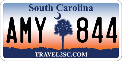 SC license plate AMY844