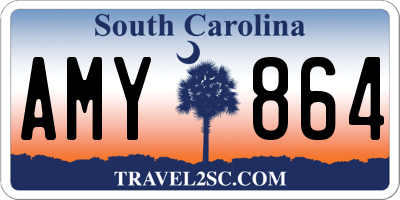 SC license plate AMY864