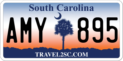 SC license plate AMY895