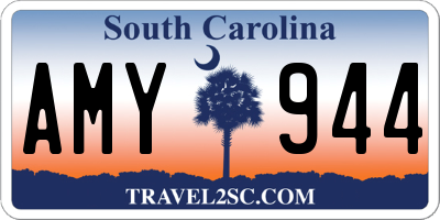 SC license plate AMY944