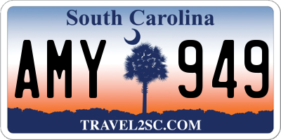 SC license plate AMY949
