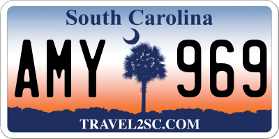 SC license plate AMY969