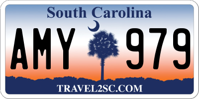 SC license plate AMY979