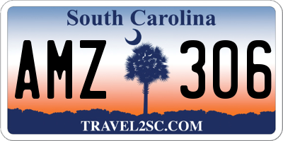 SC license plate AMZ306