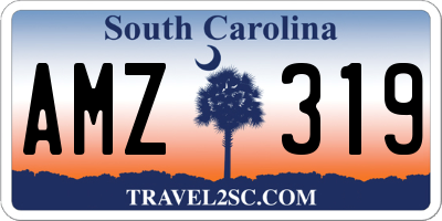 SC license plate AMZ319