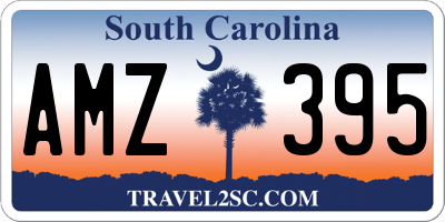 SC license plate AMZ395