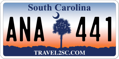 SC license plate ANA441