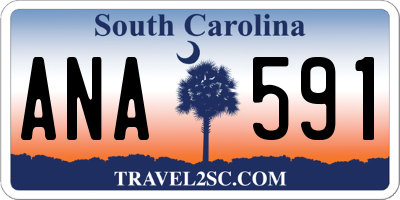 SC license plate ANA591