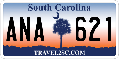 SC license plate ANA621