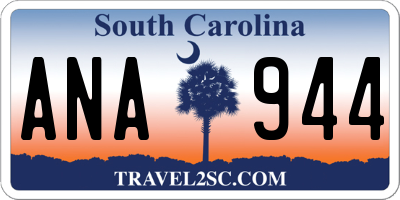 SC license plate ANA944