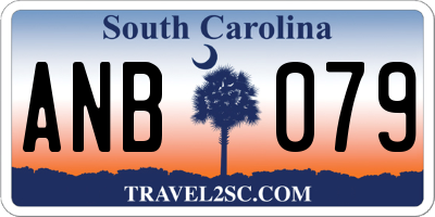 SC license plate ANB079