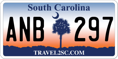 SC license plate ANB297