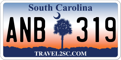 SC license plate ANB319