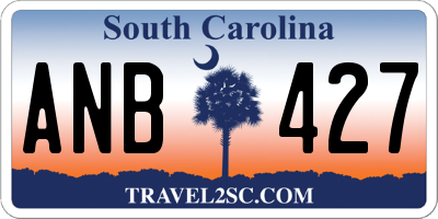 SC license plate ANB427