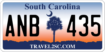 SC license plate ANB435