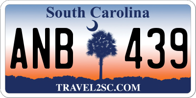 SC license plate ANB439