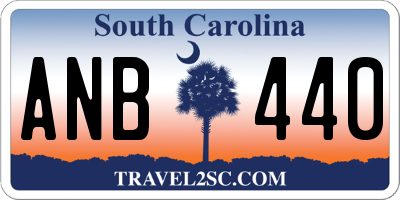 SC license plate ANB440