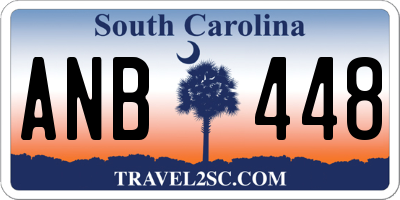 SC license plate ANB448