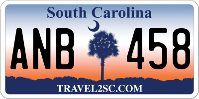 SC license plate ANB458