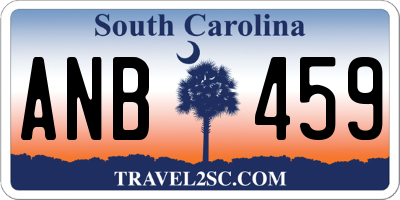 SC license plate ANB459