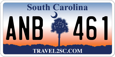 SC license plate ANB461
