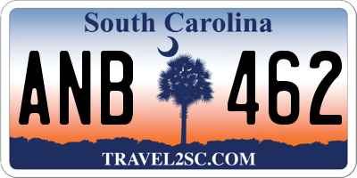 SC license plate ANB462