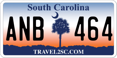 SC license plate ANB464