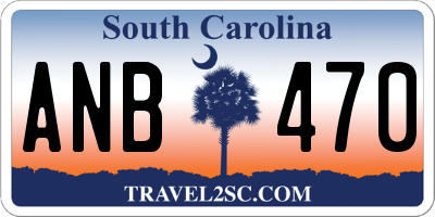 SC license plate ANB470
