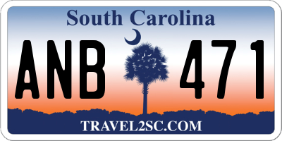 SC license plate ANB471