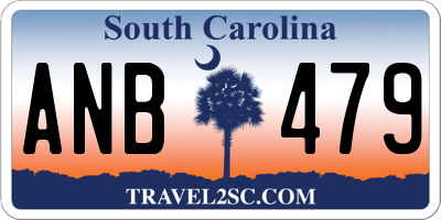 SC license plate ANB479