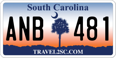 SC license plate ANB481