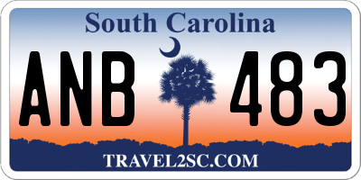 SC license plate ANB483