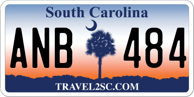SC license plate ANB484