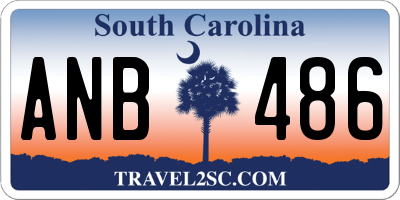 SC license plate ANB486