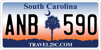 SC license plate ANB590