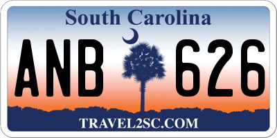 SC license plate ANB626