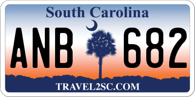 SC license plate ANB682