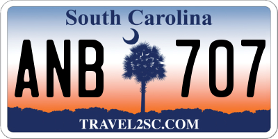 SC license plate ANB707