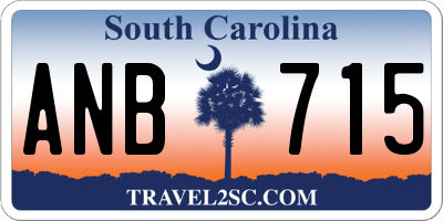 SC license plate ANB715