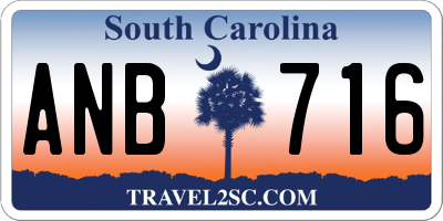 SC license plate ANB716
