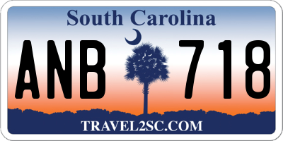 SC license plate ANB718
