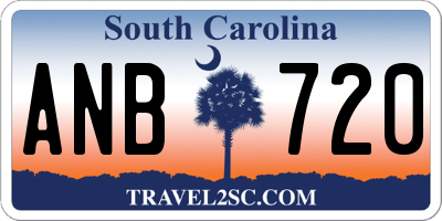SC license plate ANB720