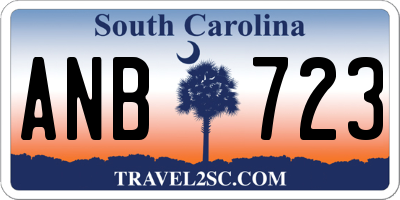 SC license plate ANB723