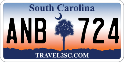 SC license plate ANB724