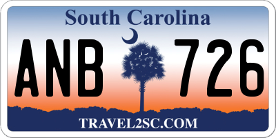 SC license plate ANB726