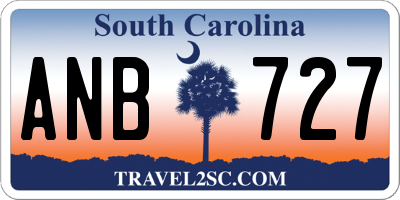 SC license plate ANB727